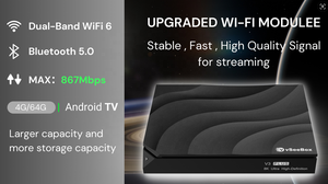Vseebox ใหม่ล่าสุด V3สตรีมมิ่งสี่ตัวเครื่องเล่นสื่ออัจฉริยะ amlogic S905ความละเอียด8K แอนดรอยด์11พื้นที่ขนาดใหญ่ไม่มีรายเดือน - Product Image 4