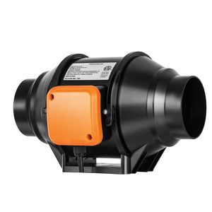 Ventilatore Inline da 4 Pollici, 200 CFM, con Controllo di Velocità Variabile, Motore AC Silenzioso, per Ventilazione e Raffreddamento di Casa e Ufficio - Product Image 4