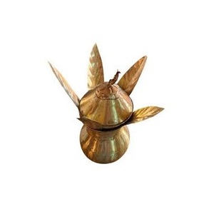 Olla Kalash Más Vendida, Diseño Martillado, Cobre Redondo de Alta Calidad, Utensilios de Cocina de Aspecto Único, Multiusos - Product Image 1