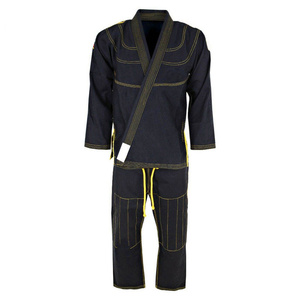 Precio al por mayor RTS, la mejor calidad, 450 g/m², Kimono de Jiu Jitsu Brasileño hecho a medida, Ropa de Artes Marciales para Luchadores de Karate AS-JJ-410 - Product Image 3