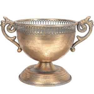 Vase moderne en laiton |   Vase à fleurs décoratif de luxe pour la décoration intérieure - Product Image 5
