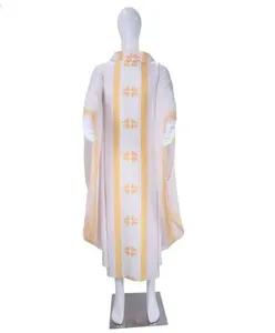 Túnicas de Iglesia de Poliéster Cómodas y de Alta Calidad Hechas en Fábrica, Diseño Personalizado de Última Moda, Gran Venta para Adultos Unisex, Servicio OEM - Product Image 5