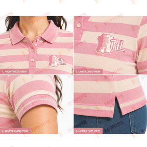 Polo de Mujer Más Vendido, Ropa de Moda, Material Suave, Uso en Exteriores, Mangas Cortas, Fácil Cuidado - Product Image 6
