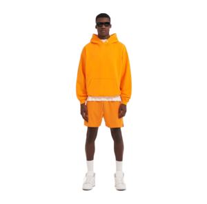 Conjunto de pantalones cortos con capucha para hombre de alta calidad, ropa de calle, conjunto de dos piezas informal de lana térmica, Sudadera con capucha con conjuntos cortos a juego - Product Image 1