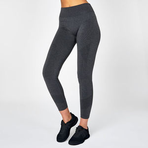 Leggings de yoga décontractés personnalisés à taille haute pour femmes, séchage rapide, polyester/coton - Product Image 3