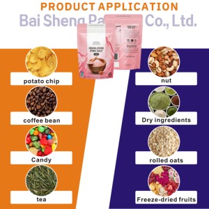 Sachet Doypack personnalisé à fermeture éclair en plastique pour fruits secs, cacahuètes, noix, amandes et mélange de noix de cajou - Product Image 6