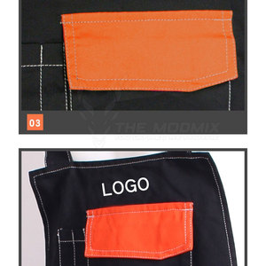 Modern Breathable Cotton Working Bibs with Adjustable Straps Durable Construction for Work Clothing - Product Image 5