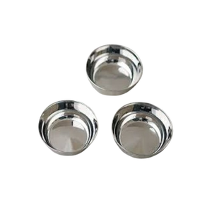 Bol de service en métal poli, design minimaliste, passe au lave-vaisselle, bol de service alimentaire, bol de cuisine pour fête - Product Image 4