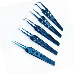 Juego de Pinzas Oftálmicas de Acero Inoxidable, Instrumentos Microquirúrgicos Oftálmicos, Herramientas Quirúrgicas de Precisión de Calidad Alemana, CE ISO - Product Image 1