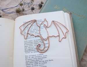 Antique Finish Copper <b>Bookmark</b> For Literature Lovers And Traditional Craft Inspired Gift Collections - Product Image 1