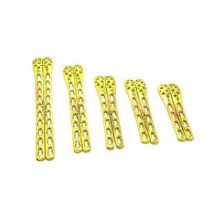 Plaque de fixation latérale distale de la fibule vétérinaire, 35 mm, en titane, implant orthopédique, lot de 10 pièces (gauche et droite) - Product Image 2