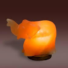 Lámpara de Sal NSLT de Material Orgánico Tallada en Forma de Elefante, Duradera, para Decoración de Bodas y Regalo - Product Image 4