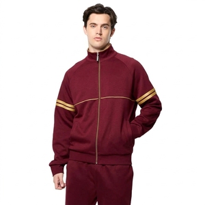 Wholesale Unisex Heavyweight Cotton Hoodie Tracksuit <b>Set</b> Breathable <b>Gym</b> Sportswear Elastic Waist Jogger Pants Custom Logo - Product Image 4