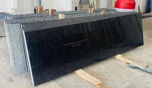 VARDHMAAN ASH Black Galaxy <b>Granite</b> <b>Slab</b>-Flamed Surface Modern Design for Outdoor Use - Product Image 3