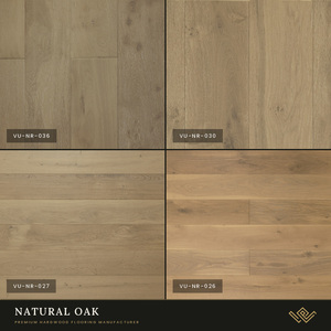 Parquet contrecollé contemporain en chêne blanc, 15 mm, planches larges de 7,5 pouces, système à languettes et rainures - Product Image 4