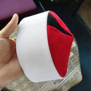 Gorro Egipcio de Calidad de Exportación, 100% Algodón Ecológico, Estampado en Relieve, Gorro de Oración Islámico Personalizado, Gorro Kufi para Hombre Musulmán, Tela de Malla - Product Image 4