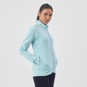 Chaqueta Deportiva Ligera, Transpirable y Reversible para Pilates y Ejercicio, Corte Ajustado, para Mujer - Azul Claro - Product Image 2
