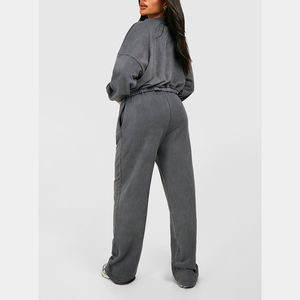 High Quality Wholesale women'<b>s</b> cotton tracksuit set premium athletic sweat <b>suits</b> for global importers high quality casual wear - Product Image 3