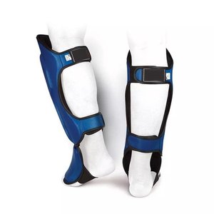 Protectores de Espinilleras de Fútbol Ligeros al por Mayor con Logotipo Personalizado, Protectores de Piernas de Fútbol OEM, Espinilleras de Fútbol Transpirables con Soporte para Pantorrilla - Product Image 4