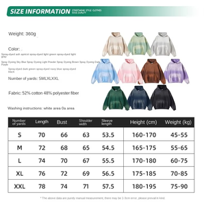 Sweat-shirts personnalisés pour hommes, coupe ample, à capuche, effet délavé, en molleton 100% coton écologique, 430 g/m², noir vintage - Product Image 6