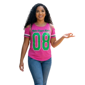 Camiseta Premium para Mujer con Hombros Descubiertos, Diseño Gráfico Serigrafiado, Algodón Suave, Estilo Casual, para Uso Diario - Product Image 1