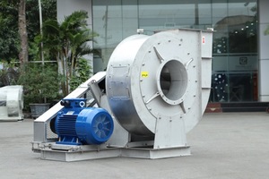 Ventilateur centrifuge CPL-8-8I avec entraînement par courroie en acier inoxydable pour chaudière et équipement industriel avec acier CT3 durable - Product Image 4
