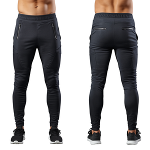 Pantalones Deportivos Elásticos para Hombre, Pantalones de Chándal para Gimnasio, Pantalones de Entrenamiento Flexibles, Pantalones Deportivos de Alto Rendimiento, Ropa Deportiva con Múltiples Bolsillos - Product Image 1