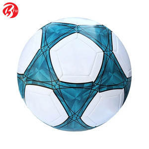 Ballon de football de haute qualité taille 5, logo personnalisé, design hybride en PU sans couture, cousu à la machine, utilisation intérieure/extérieure, emballage carton - Product Image 4
