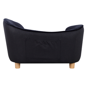 Canapé carré en velours pour animaux de compagnie, lit pour chien et chat, canapé-lit réglable - Product Image 4