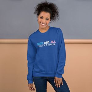 เสื้อสเวตเชิ้ตแขนยาวคอกลมลายกราฟิก Jack and Jill Unisex Legacy Maker ดีไซน์นุ่มสบาย สไตล์ลำลอง ขายส่ง เสื้อผ้าแฟชั่น - Product Image 3