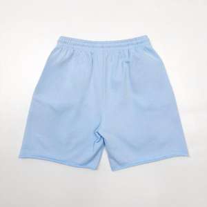 Shorts de sport décontractés pour hommes en coton 100% de haute qualité 400 g/m² avec impression en relief personnalisée, vente en gros - Product Image 2