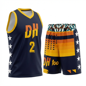 Conjunto de Uniforme de Baloncesto Personalizado, Tejido Elástico Transpirable, Corte Atlético, Uniforme de Baloncesto para Adultos y Jóvenes, Ropa de Entrenamiento para Equipos - Product Image 1