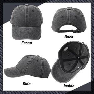 Adjustable Cotton Baseball Cap 6-Panel Solid Color Unisex Casual <b>Hat</b> for Adults Four Seasons Wear Caps - Product Image 3
