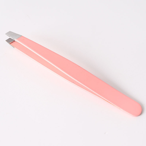 Pinzas Profesionales para Cejas con Punta Inclinada, Acero Inoxidable, Herramienta de Precisión para Depilación Facial - Product Image 1