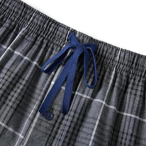 Customized 100% Cotton Flannel 180g Puff Printed <b>Men's</b> Sleeveless Sexy Sporty <b>Shorts</b> Breathable Casual Lounge Sleep Pants - Product Image 6