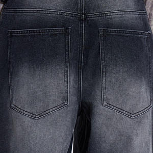 Latest Men's Customised Logo High Quality Ripped <b>Stretch</b> <b>Denim</b> Pants Customised Style Custom Jeans Men - Product Image 2