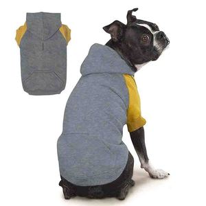 Dog Hoodie 100% Cotton Animal Print Fleece Lining Warm Hooded Sweatshirt for Dogs Small/Medium/Large - Product Image 1