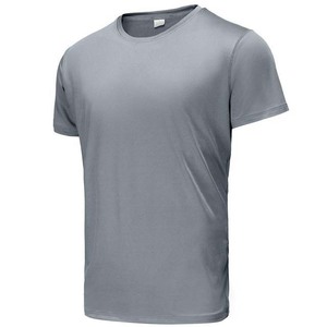 Camiseta de Algodón 100% de Peso Pesado para Hombre, Cuello Redondo, Manga Corta, Personalizable con Logotipo Impreso de Alta Calidad, Tejido Sólido - Product Image 3
