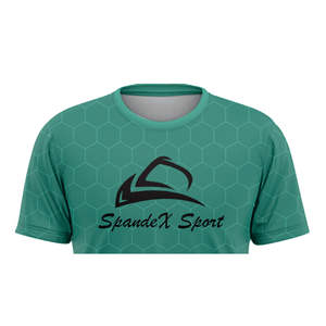 T-shirts personnalisés 100% polyester pour hommes, manches courtes, col rond, coupe classique, fabricant OEM ODM, logo personnalisé - Product Image 6