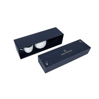 Boîtes rigides à couvercle imprimées sur mesure, emballage haut de gamme en papier pour coffret cadeau de tasses