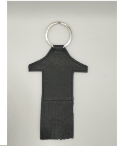 Llavero de cuero genuino de alta calidad con forma de casa, al por mayor, personalizado, con flecos, colgante de regalo, amuleto de moda - Product Image 1