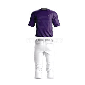 Uniforme de Béisbol Ligero de Talla Grande al por Mayor, Traje de Dos Piezas, Tejido Transpirable de Secado Rápido, Logotipo Frontal con Impresión Sublimada - Product Image 5