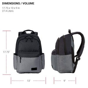 Sacs d'école tendance légers et imperméables avec logo personnalisable en stock, sac à dos pour ordinateur portable grande capacité pour hommes, style décontracté - Product Image 5