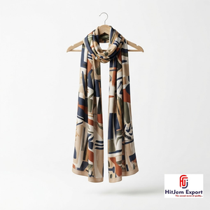 High Quality Luxury Printed Long <b>Scarf</b> Soft Fabric Head <b>Scarf</b> Custom Branding White Label OEM ODM Textile Manufacturer - Product Image 6