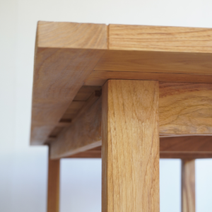 Mesa de Comedor Rectangular de Estilo Moderno, Material de Madera, Acabado en Color Natural, Muebles para el Hogar - Product Image 5