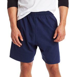 Shorts Cargo Homme 100% Coton Tendance, Taille Élastique, Couleur Unie, Infroissable, Logo Imprimé, Vêtement d'Extérieur Estival - Product Image 3