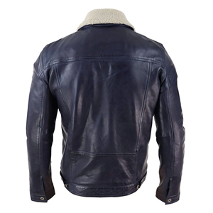 Top Quality <b>Mens</b> Leather <b>Fur</b> <b>Jacket</b> Fashion Warm Coat Durable Leather Winter Wear Custom Logo Supplier Export Quality - Product Image 2