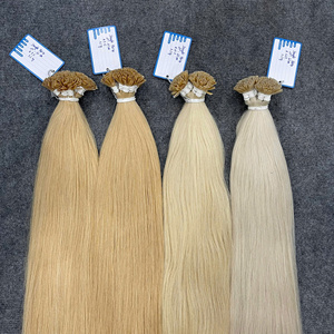 2026 Super Silky Color Flat Tip Hair Extensions Viet Nam Wholesale <b>Russian</b> Hair Keratin Flat Tip Hair Strands Factory Price - Product Image 6