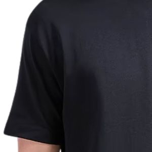 เสื้อยืดคอกลมสีดำพรีเมียมสำหรับผู้ชาย แขนสั้น ผ้าฝ้าย เสื้อยืดเปล่าสำหรับสกรีนลาย เสื้อผ้าขายส่ง - Product Image 5