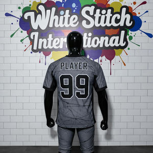 Uniforme de Fútbol Americano Retro del Club 0708 al por Mayor, Jersey de Fútbol de Manga Corta Transpirable de Alta Calidad 100% Poliéster - Product Image 4